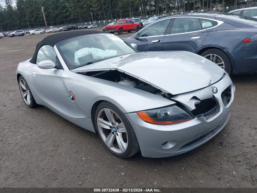 2003 BMW Z4 2.5I VIN: 4USBT33483LS46596 Lot: 38732439