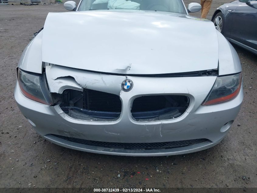 4USBT33483LS46596 2003 BMW Z4 2.5I