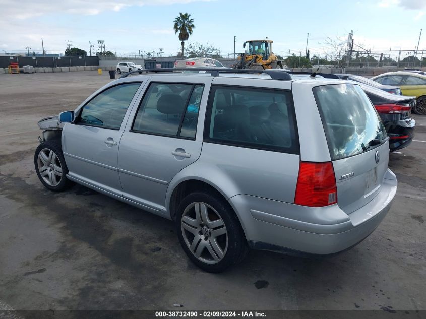 2001 Volkswagen Jetta Glx VIN: WVWTG61J61W689608 Lot: 38732490