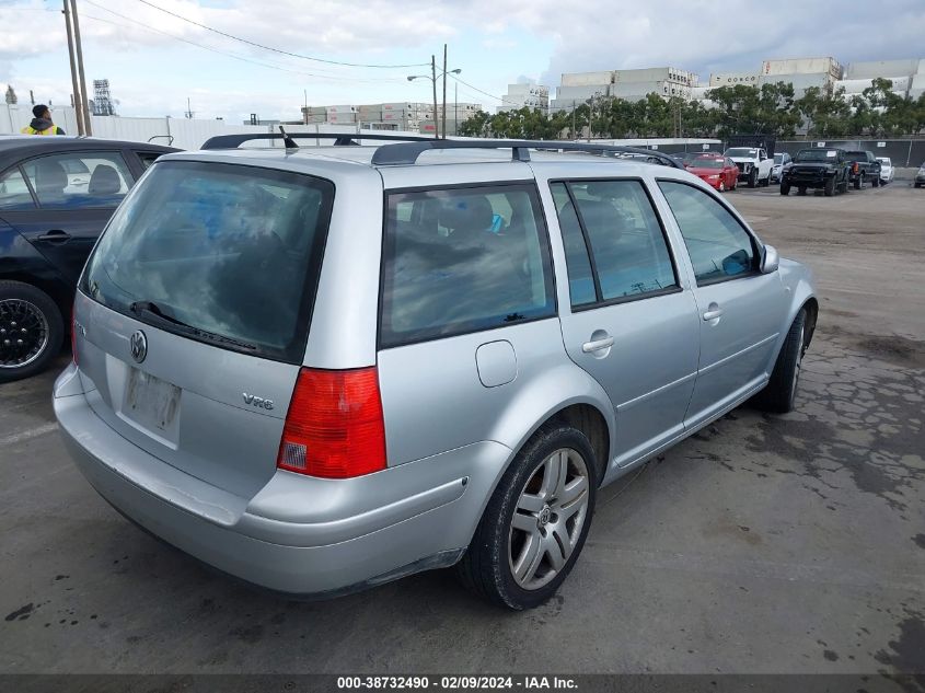 2001 Volkswagen Jetta Glx VIN: WVWTG61J61W689608 Lot: 38732490