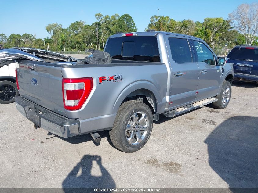 2021 Ford F-150 Supercrew VIN: 1FTFW1E84MFB67722 Lot: 38732549