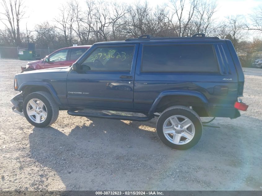 2001 Jeep Cherokee Sport VIN: 1J4FF47S61L558985 Lot: 38732623