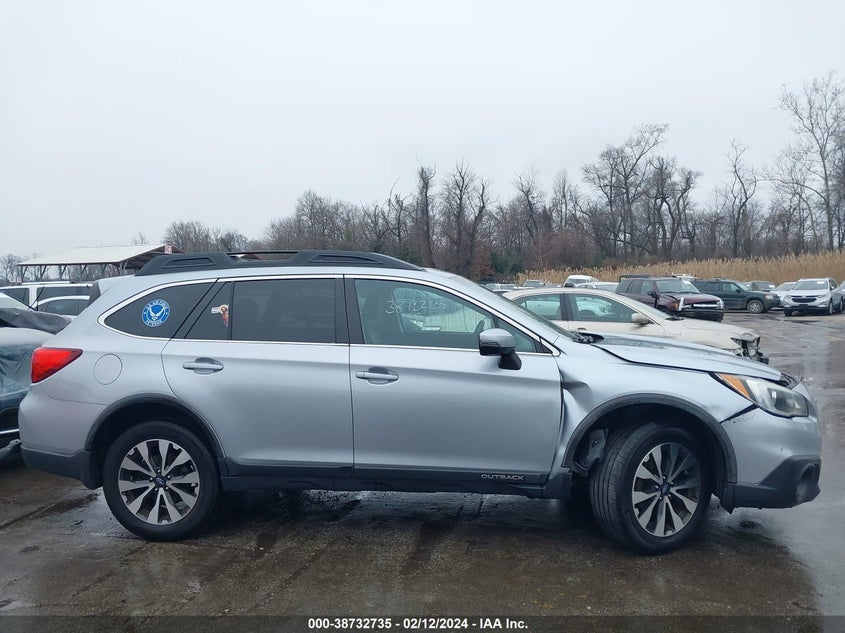 2016 SUBARU OUTBACK 2.5I LIMITED - 4S4BSANC4G3291859