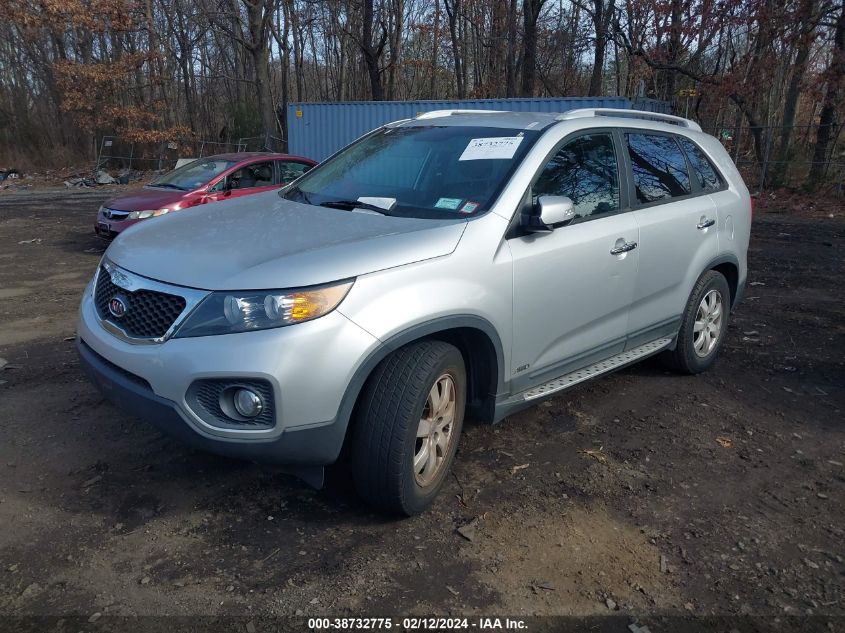 2013 Kia Sorento Lx V6 VIN: 5XYKTDA24DG340419 Lot: 38732775