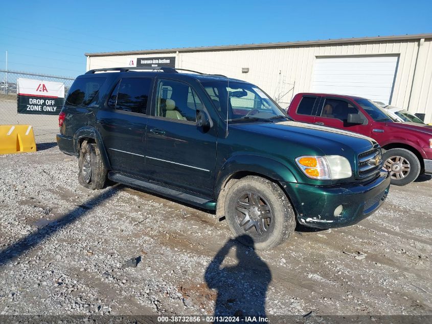 2004 Toyota Sequoia Limited V8 VIN: 5TDZT38A74S233969 Lot: 38732856