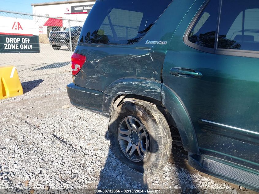 2004 Toyota Sequoia Limited V8 VIN: 5TDZT38A74S233969 Lot: 38732856