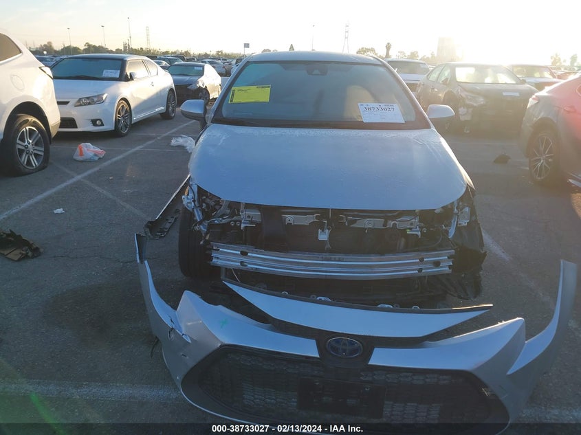 2022 TOYOTA COROLLA HYBRID LE - JTDEAMDE8N3006148