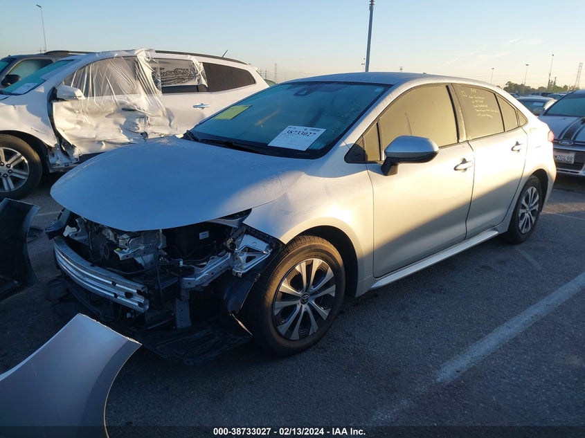 2022 TOYOTA COROLLA HYBRID LE - JTDEAMDE8N3006148
