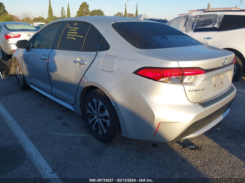 2022 TOYOTA COROLLA HYBRID LE - JTDEAMDE8N3006148