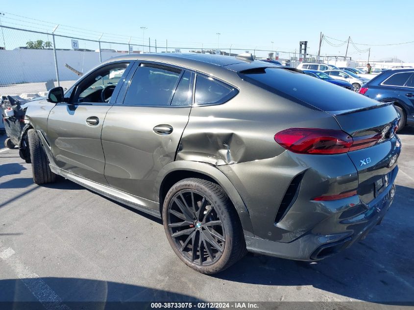 VIN 5UXCY6C09N9N27833 2022 BMW X6, Xdrive40I no.3