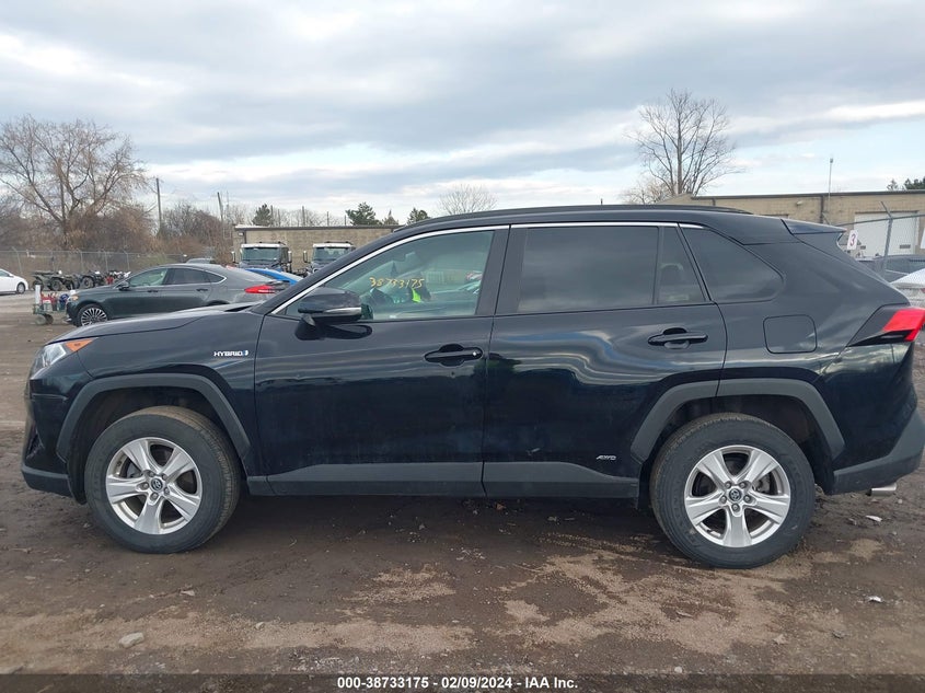 2020 TOYOTA RAV4 XLE HYBRID - 4T3RWRFV3LU006596