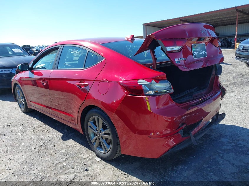 VIN 5NPD84LF4JH253649 2018 HYUNDAI ELANTRA SEL/VALUE/LIMITED