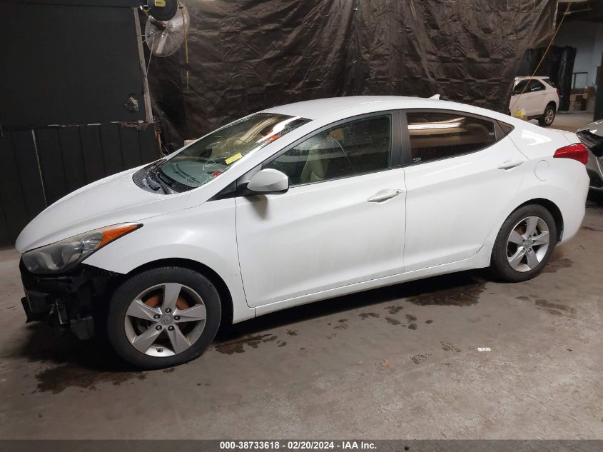 2013 Hyundai Elantra Gls VIN: 5NPDH4AE6DH198815 Lot: 39110867