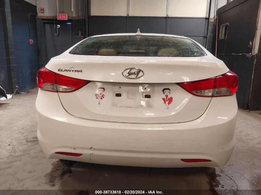 2013 Hyundai Elantra Gls VIN: 5NPDH4AE6DH198815 Lot: 39110867