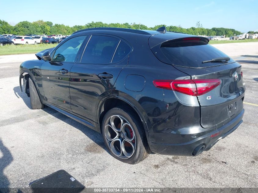 2023 Alfa Romeo Stelvio Veloce Awd VIN: ZASPAKBN7P7D54431 Lot: 38733754