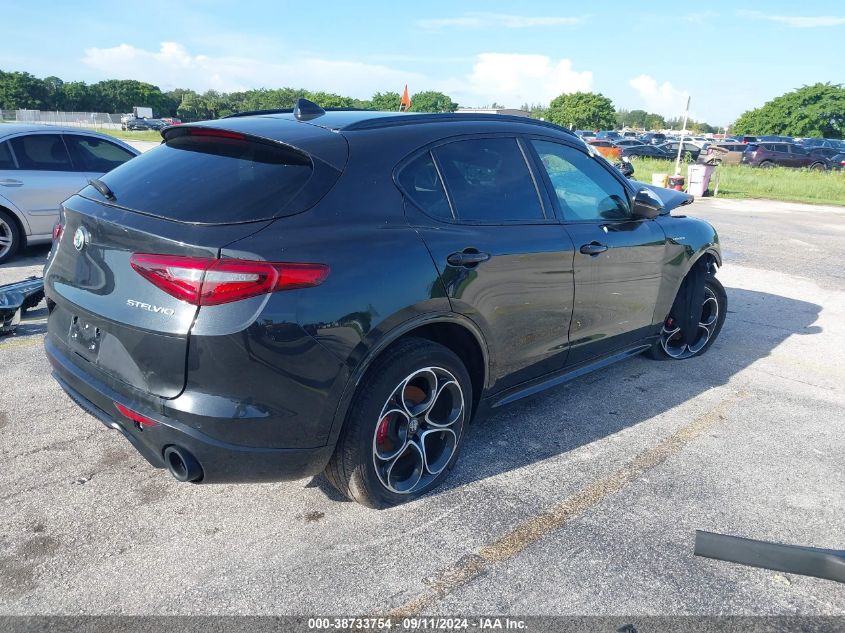 2023 Alfa Romeo Stelvio Veloce Awd VIN: ZASPAKBN7P7D54431 Lot: 38733754