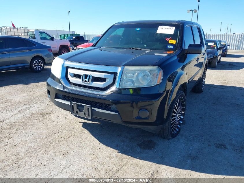 5FNYF3H26BB001599 2011 Honda Pilot Lx