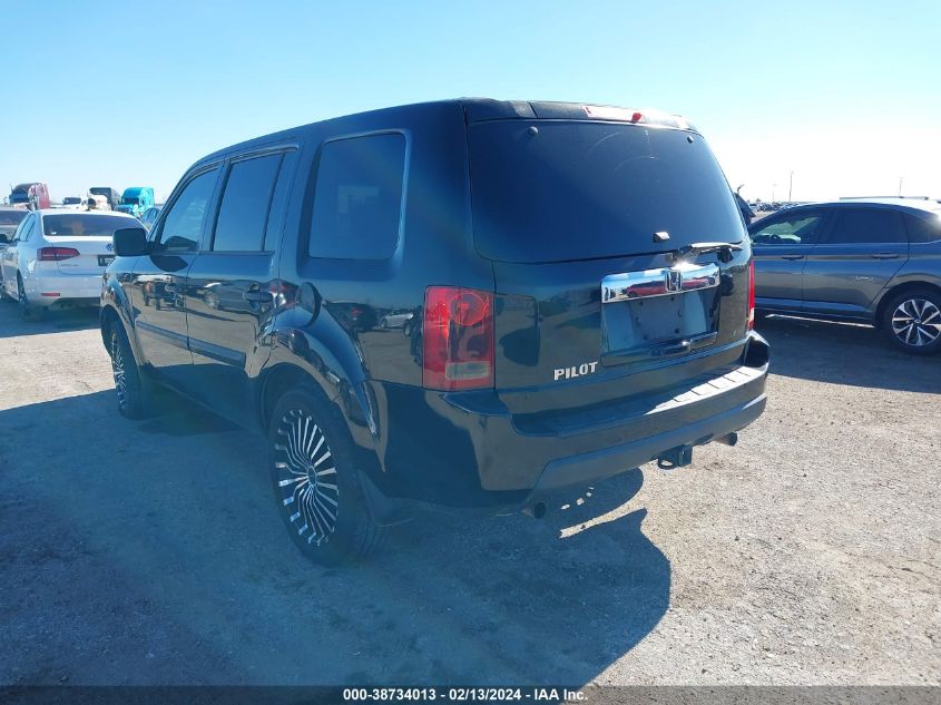 5FNYF3H26BB001599 2011 Honda Pilot Lx