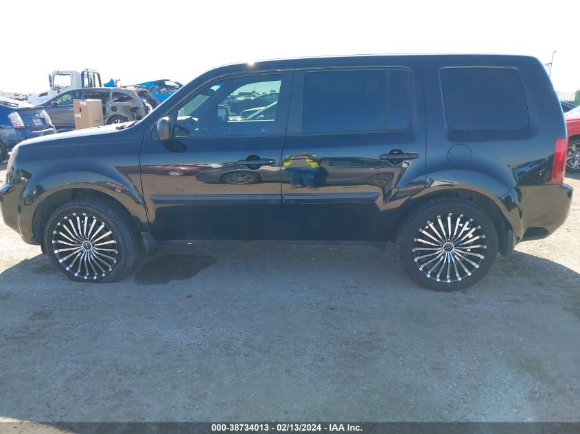 5FNYF3H26BB001599 2011 Honda Pilot Lx