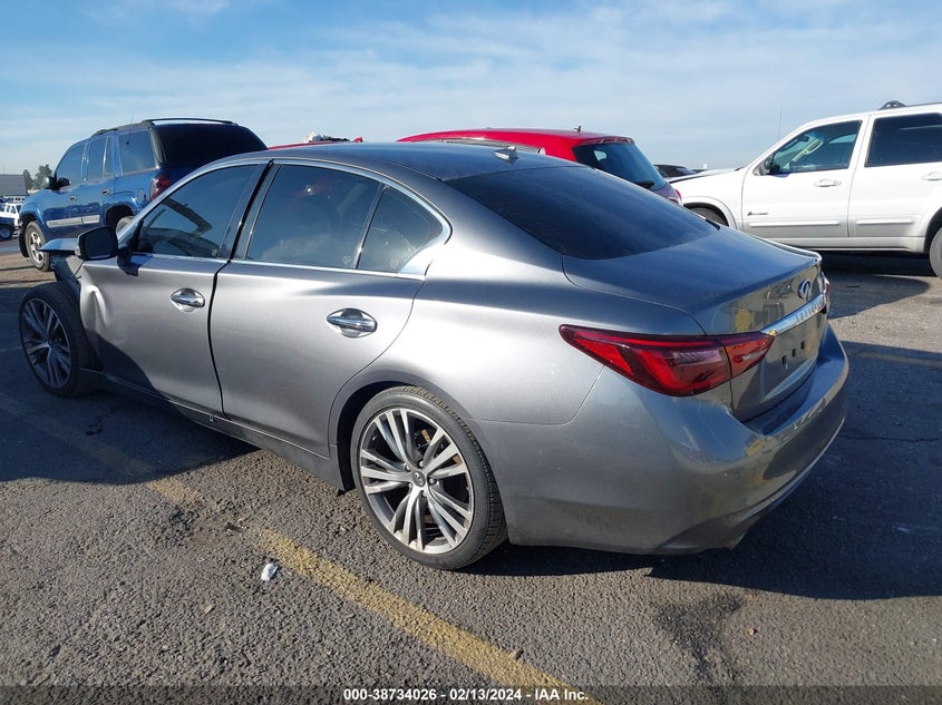 VIN JN1AV7AP6JM160018 2018 INFINITI Q50 HYBRID LUXE