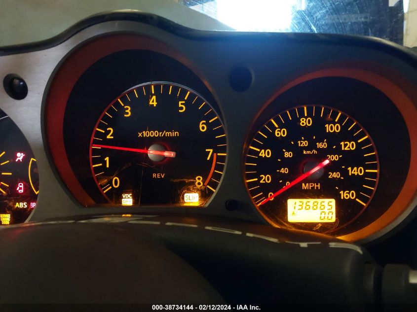 2006 Nissan 350Z Track VIN: JN1AZ34D66M300476 Lot: 38734144