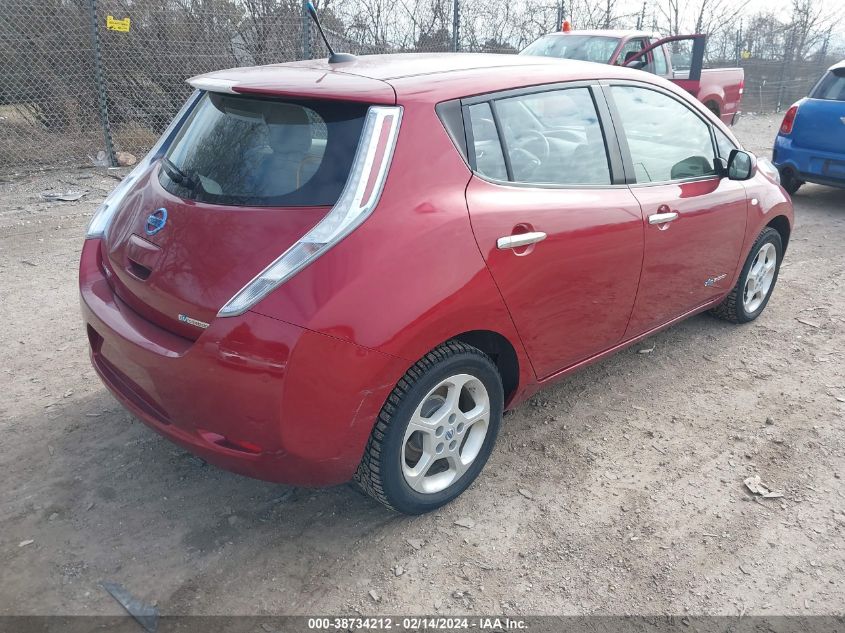 2012 Nissan Leaf Sv VIN: JN1AZ0CP8CT020876 Lot: 38734212