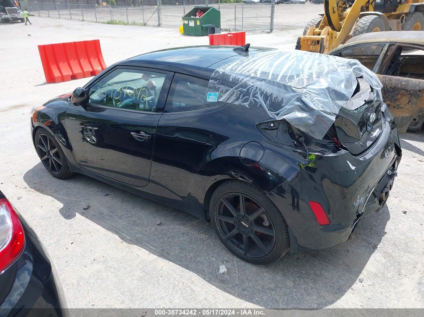 2012 Hyundai Veloster Base W/Black VIN: KMHTC6ADXCU061745 Lot: 38734242
