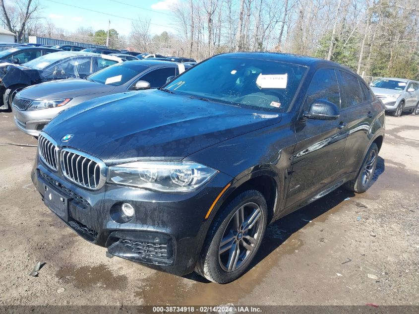 VIN 5UXKU6C57J0Z66630 2018 BMW X6, Xdrive50I no.2