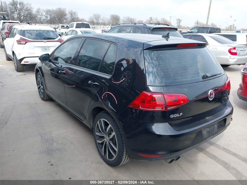 2015 VOLKSWAGEN GOLF TSI SE 4-DOOR - 3VW217AU4FM093835