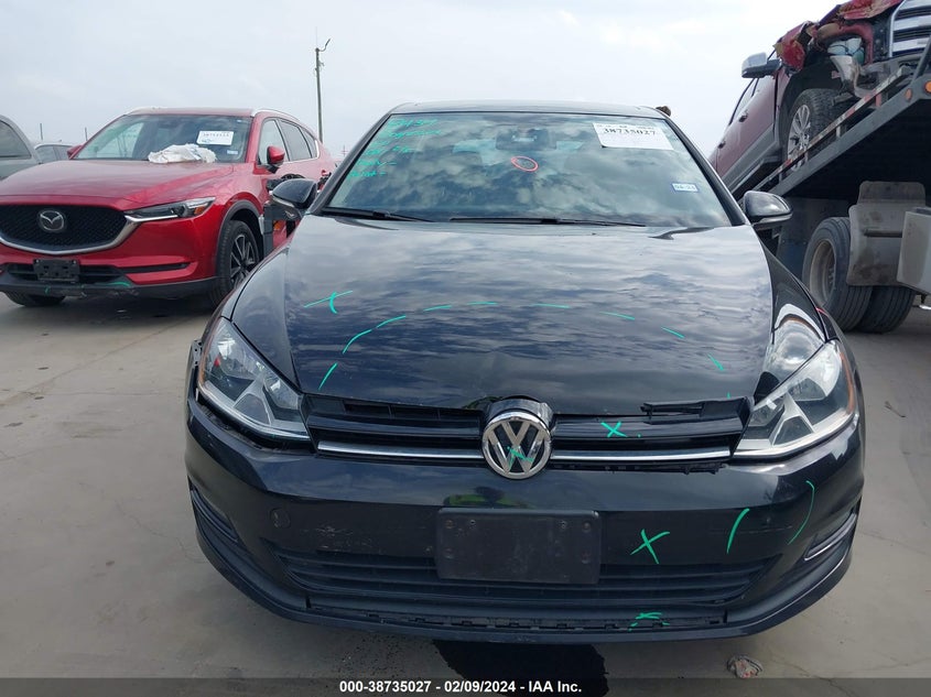 2015 VOLKSWAGEN GOLF TSI SE 4-DOOR - 3VW217AU4FM093835