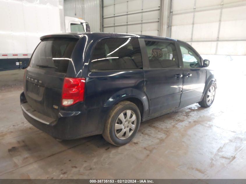 2013 Dodge Grand Caravan Se VIN: 2C4RDGBG0DR723678 Lot: 38735153