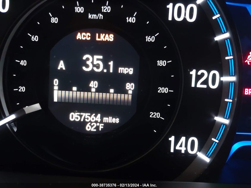 VIN JHMCR6F51HC016337 2017 HONDA ACCORD HYBRID EX-L