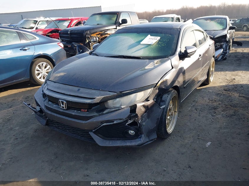 2019 HONDA CIVIC SI VIN: 2HGFC1E59KH703592