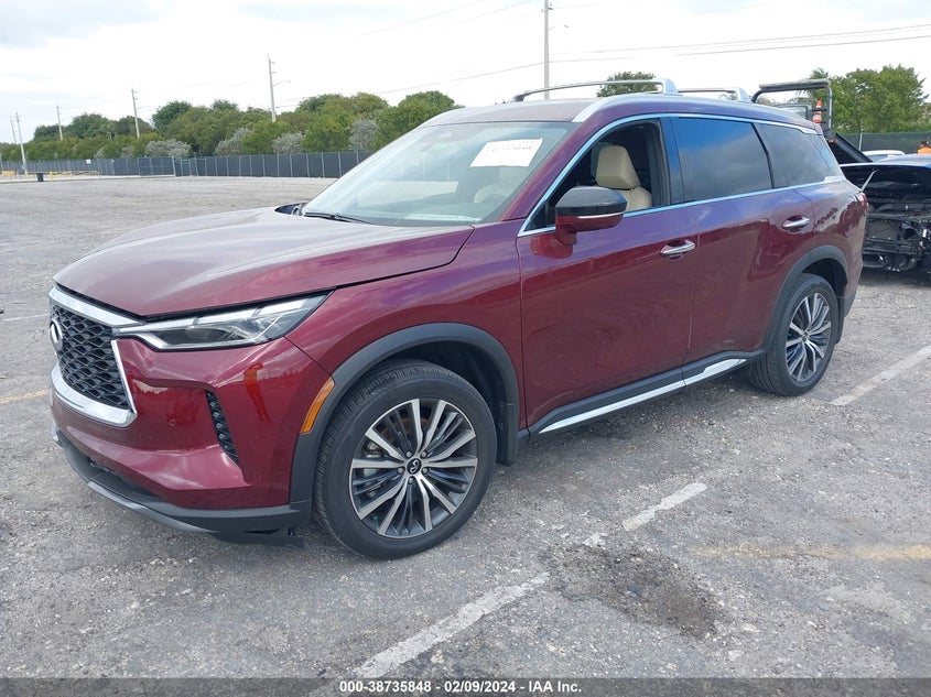 VIN 5N1DL1GS5PC332395 2023 INFINITI QX60 SENSORY AWD