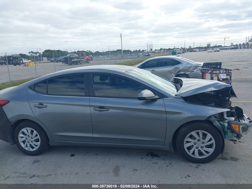 VIN 5NPD74LF4JH307566 2018 HYUNDAI ELANTRA SE