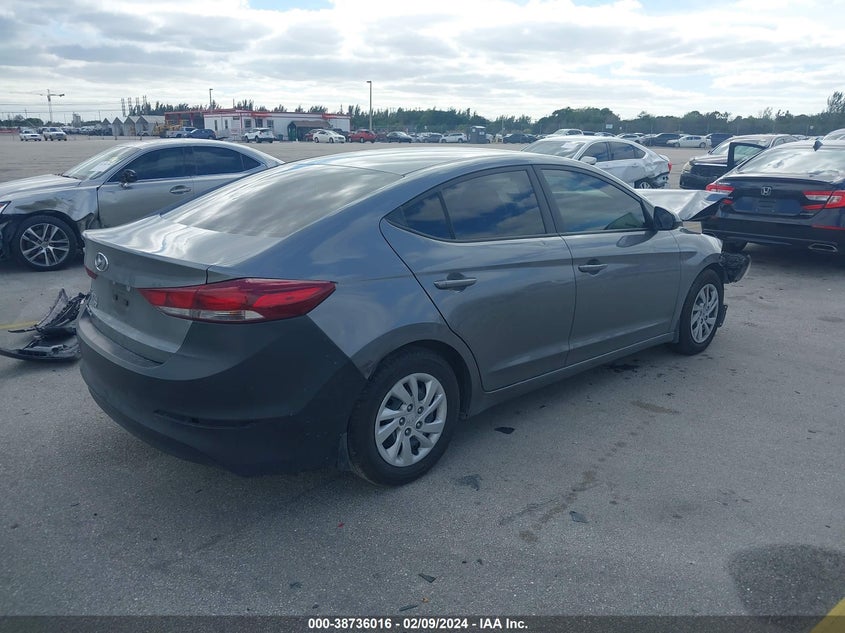 VIN 5NPD74LF4JH307566 2018 HYUNDAI ELANTRA SE