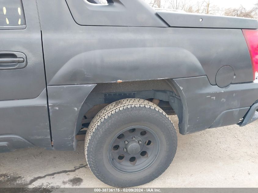 2002 Chevrolet Avalanche 1500 VIN: 3GNEK13TX2G172148 Lot: 38736175