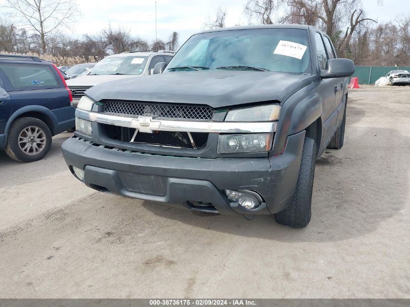 2002 Chevrolet Avalanche 1500 VIN: 3GNEK13TX2G172148 Lot: 38736175