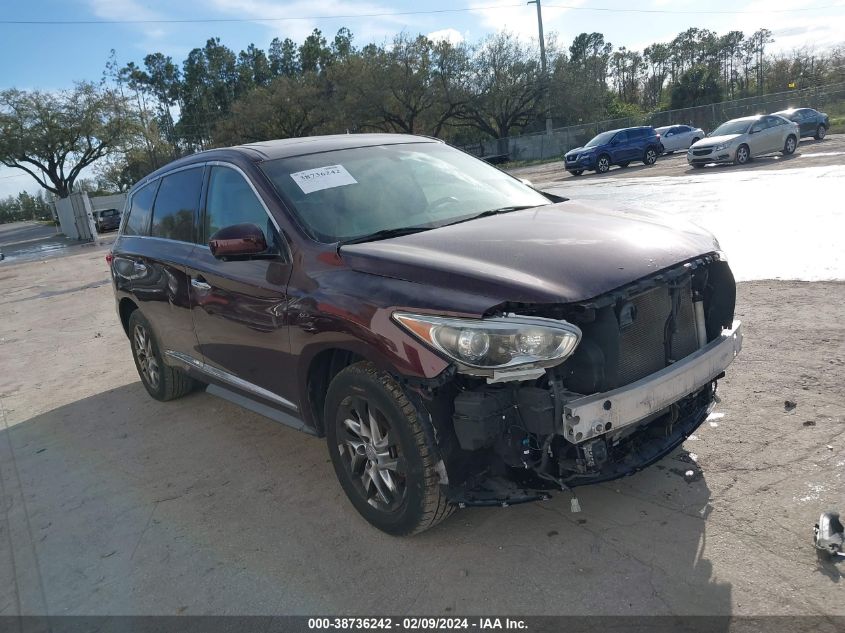 2013 Infiniti Jx35 VIN: 5N1AL0MMXDC312321 Lot: 38736242