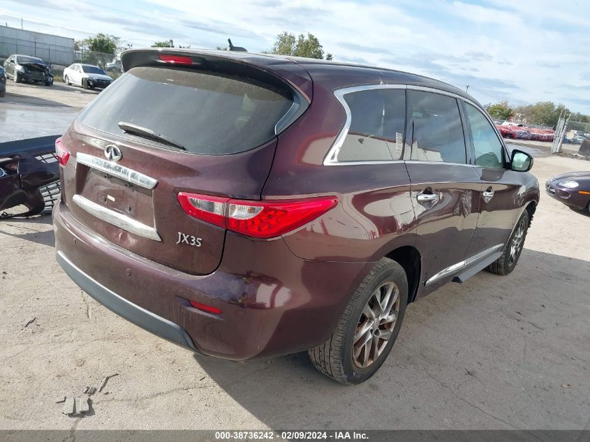 2013 Infiniti Jx35 VIN: 5N1AL0MMXDC312321 Lot: 38736242