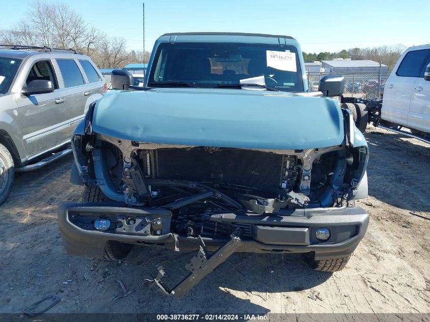 2022 Ford Bronco Big Bend VIN: 1FMDE5BH4NLA84537 Lot: 38736277