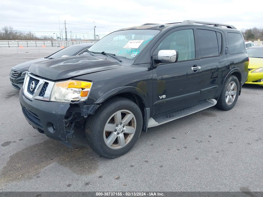 2009 Nissan Armada Le VIN: 5N1BA08D69N606248 Lot: 38737155