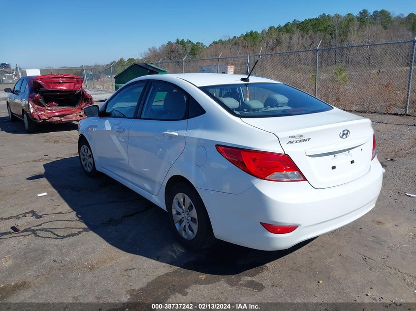 VIN KMHCT4AE0HU305973 2017 HYUNDAI ACCENT SE