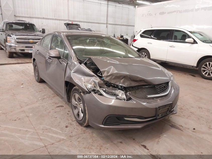 2013 HONDA CIVIC VIN: 19XFB2F51DE065956