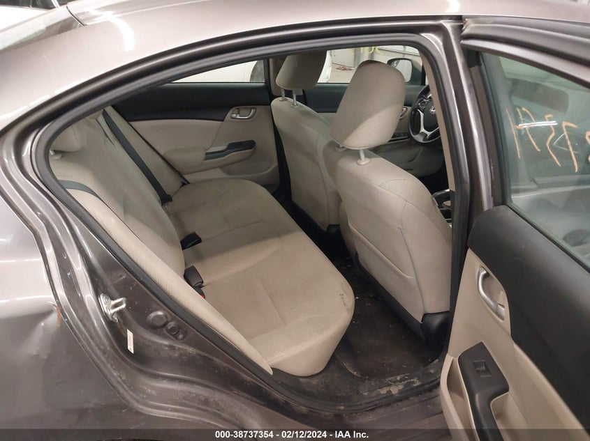 2013 HONDA CIVIC VIN: 19XFB2F51DE065956