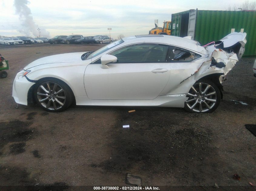 2015 Lexus Rc 350 VIN: JTHSE5BC4F5001161 Lot: 38738002