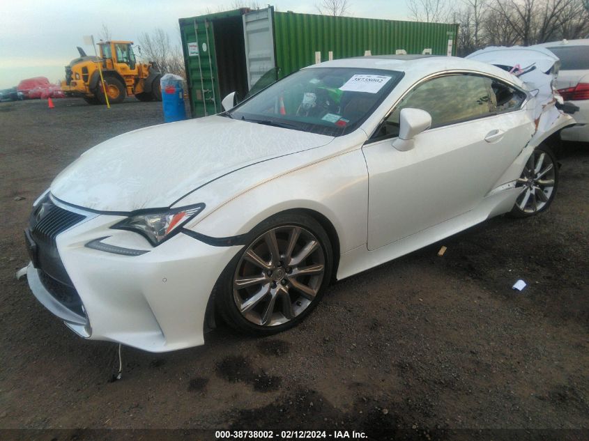 2015 Lexus Rc 350 VIN: JTHSE5BC4F5001161 Lot: 38738002