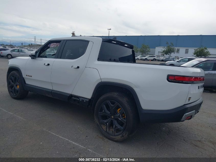 2023 Rivian R1T Adventure Quad Motor Large Pack VIN: 7FCTGAAA3PN021857 Lot: 38738232