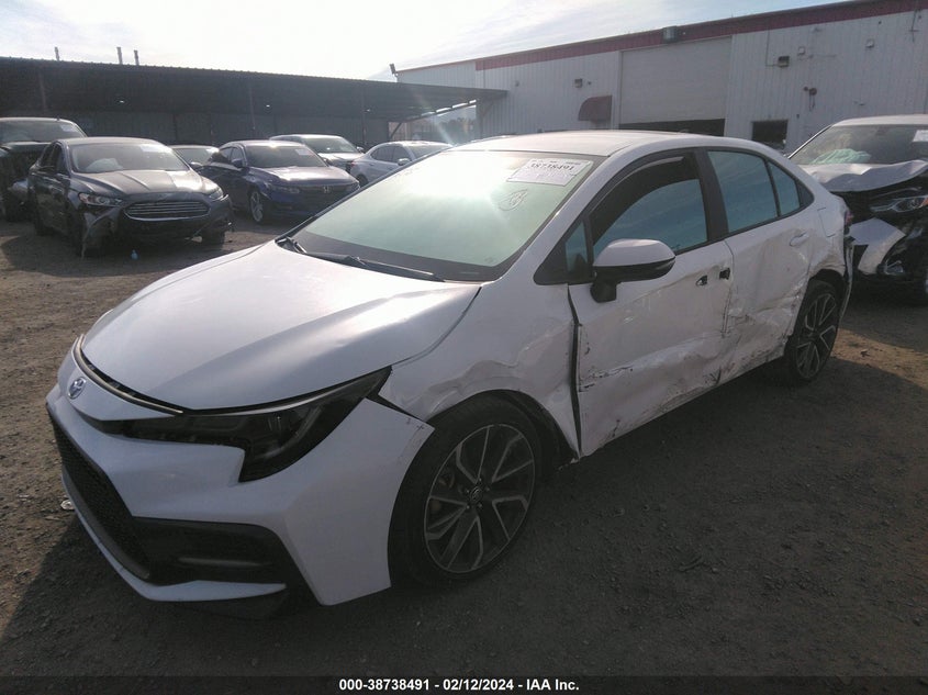 VIN 5YFS4RCE4LP013207 2020 TOYOTA COROLLA SE