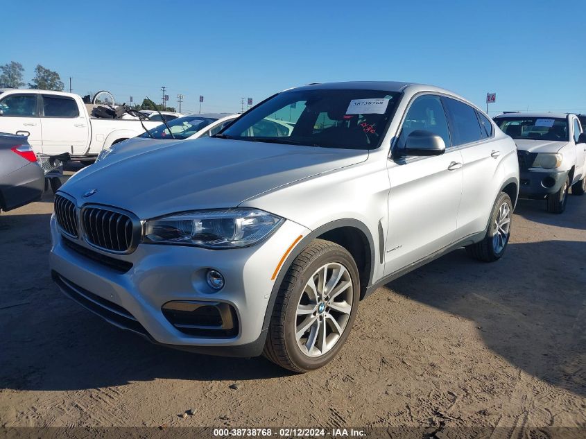 VIN 5UXKU0C50K0S97759 2019 BMW X6, Sdrive35I no.2